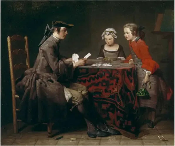 Korttårnene - Jean Siméon Chardin
