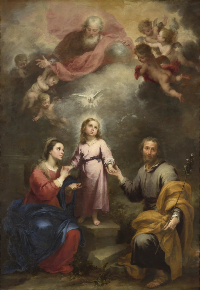 Himmelske og Jordiske Treenigheder - Bartolomé Esteban Murillo