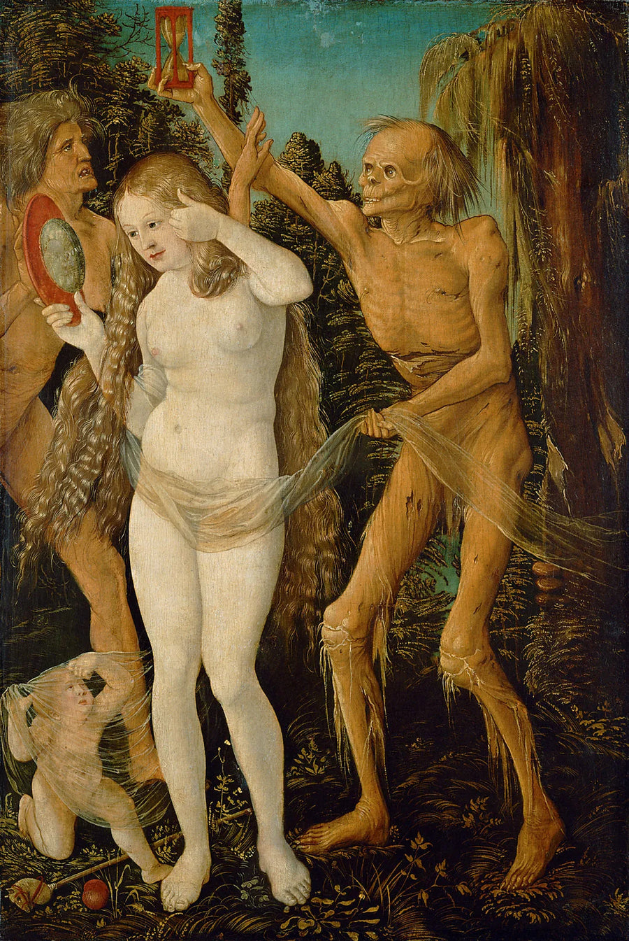 De tre aldre af livet og døden - Hans Baldung Grien