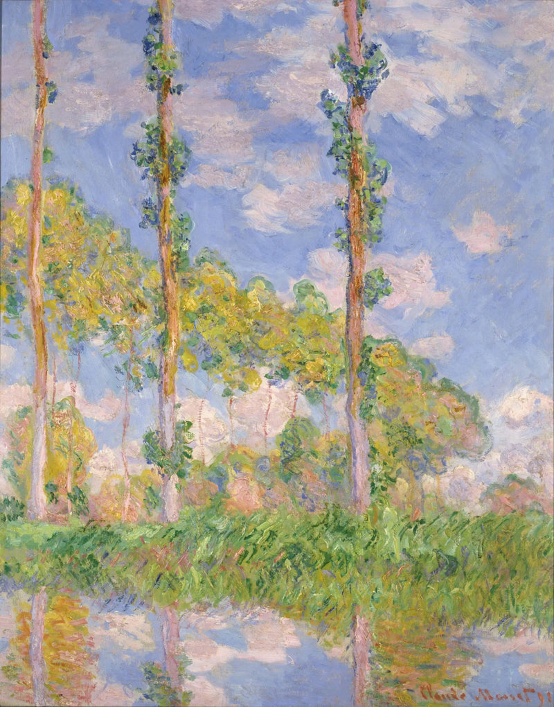 De Tre Træer, sommer - Claude Monet