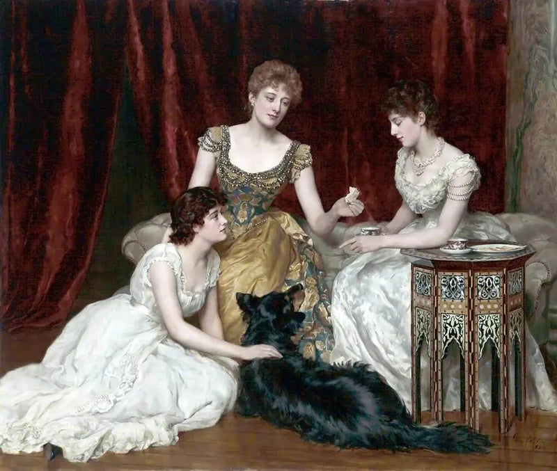 De tre piger af William Reed - John Collier