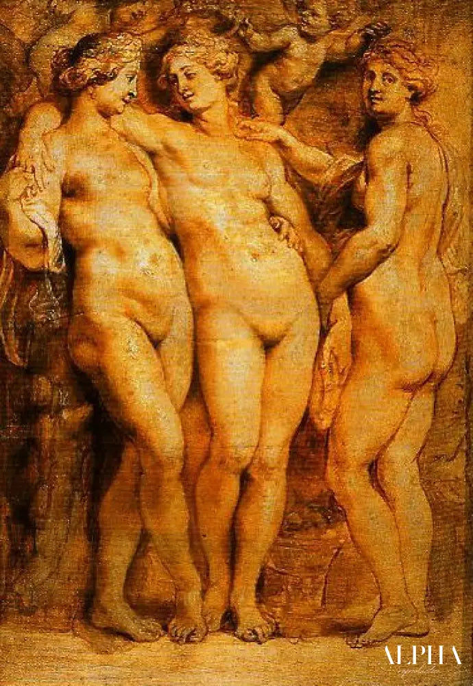 Les Trois Grâces de Peter Paul Rubens - Reproductions de tableaux et peintures haut de gamme