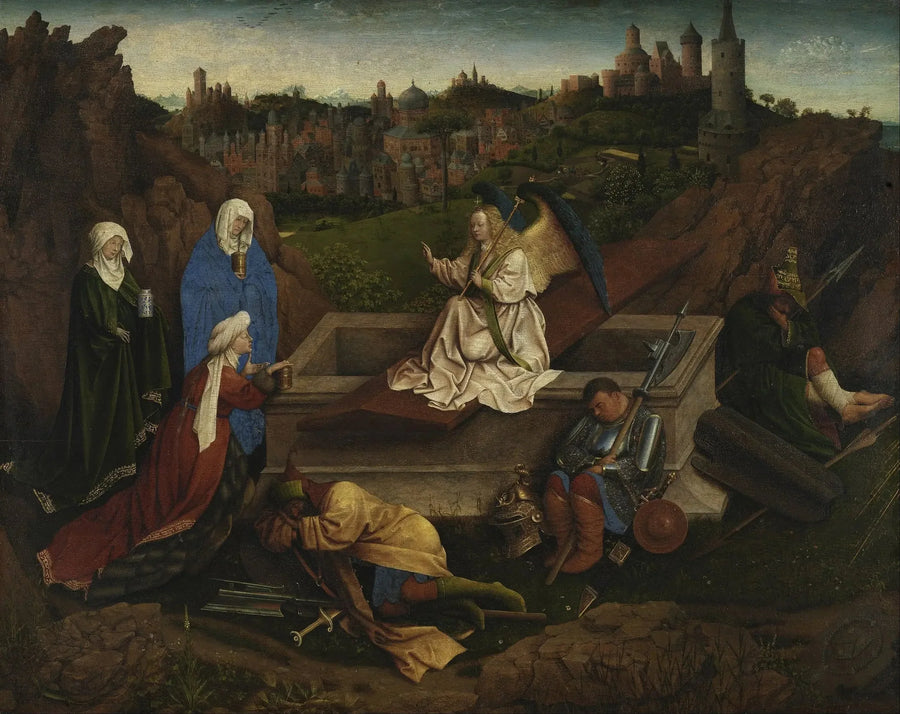 De Tre Marie ved Gravpladsen - Jan van Eyck