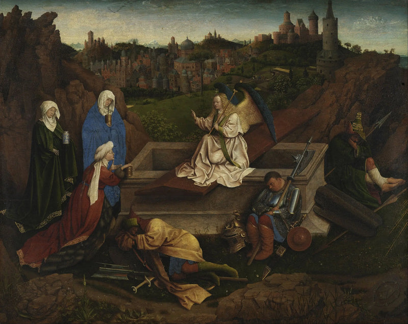 De Tre Marie ved Gravpladsen - Jan van Eyck