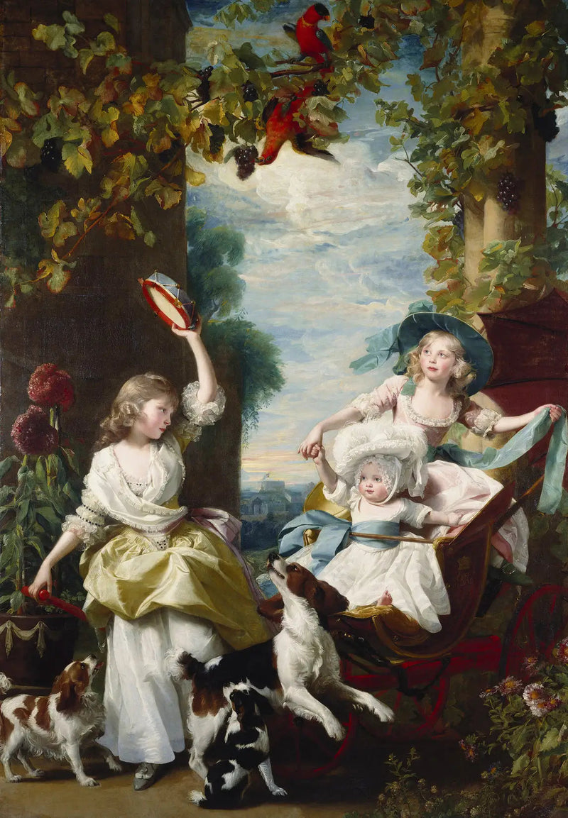 De tre yngste piger af George III - John Singleton Copley