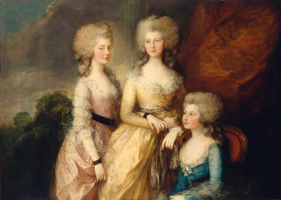 De tre ældste prinsesser - Thomas Gainsborough