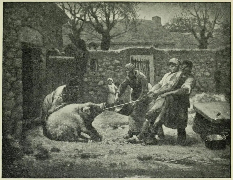 Svinejægere - Jean-François Millet