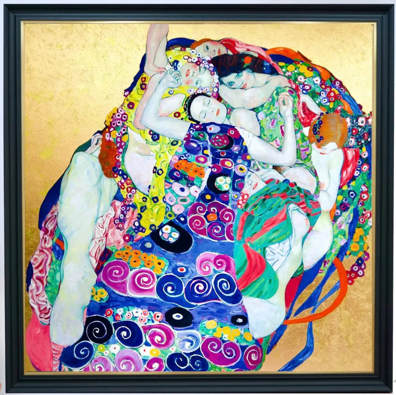 De Jomfruer – Et Genfortolket Værk af Gustav Klimt af Master Apollon | 200 x 200 cm