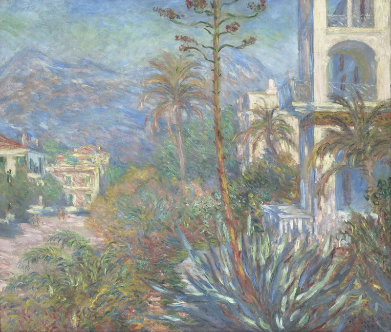 Villaerne i Bordighera - Claude Monet