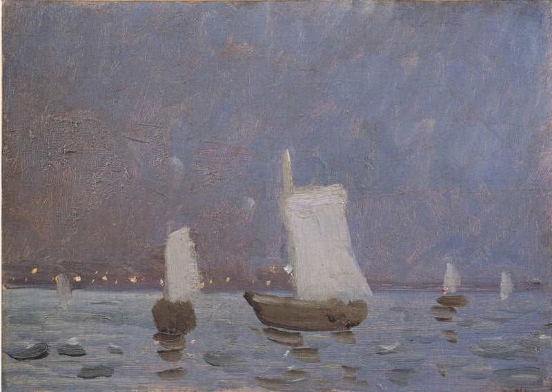Sejlskibe - Édouard Manet