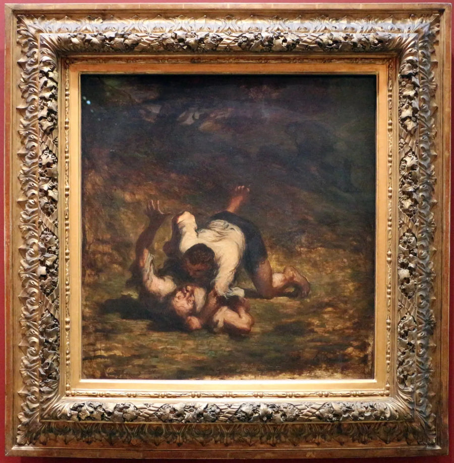 Tyvene og æslet - Honoré Daumier