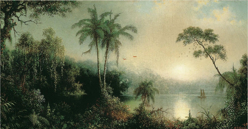 Solopgang i Nicaragua - Martin Johnson Heade