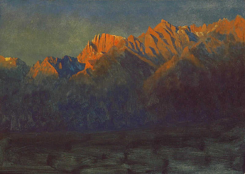 Solopgang i Sierraerne - Albert Bierstadt