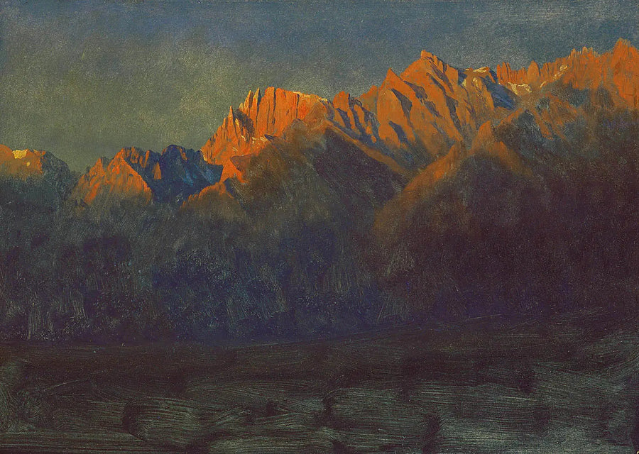 Solopgang i Sierraerne - Albert Bierstadt
