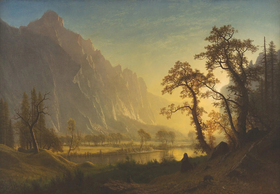 Solopgang, Yosemite-dalen - Albert Bierstadt