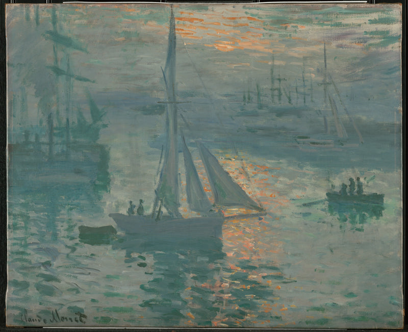 Solopgang (Flåden) W262 - Claude Monet