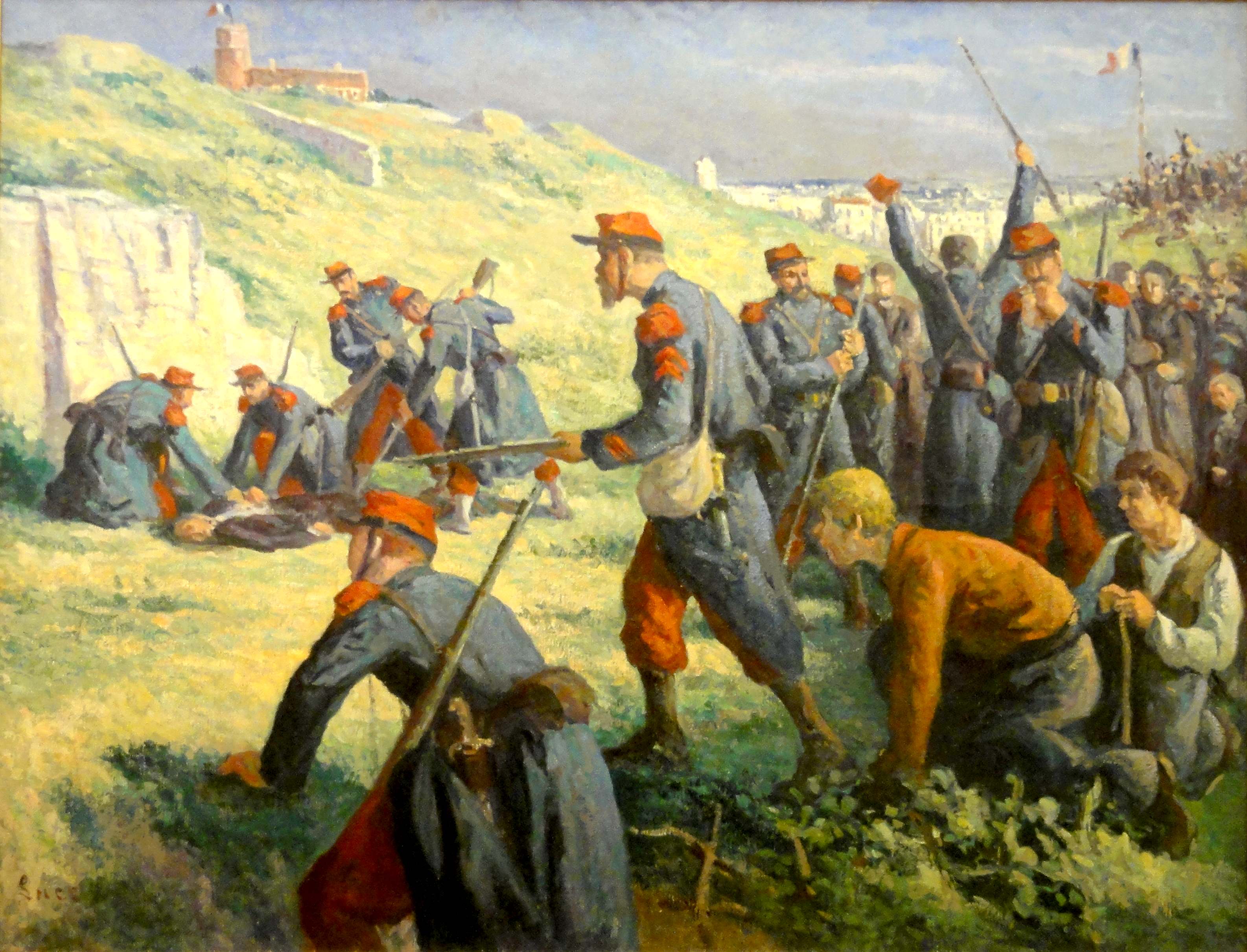 L’exécution de Varlin - Maximilien Luce - Alpha Reproduction