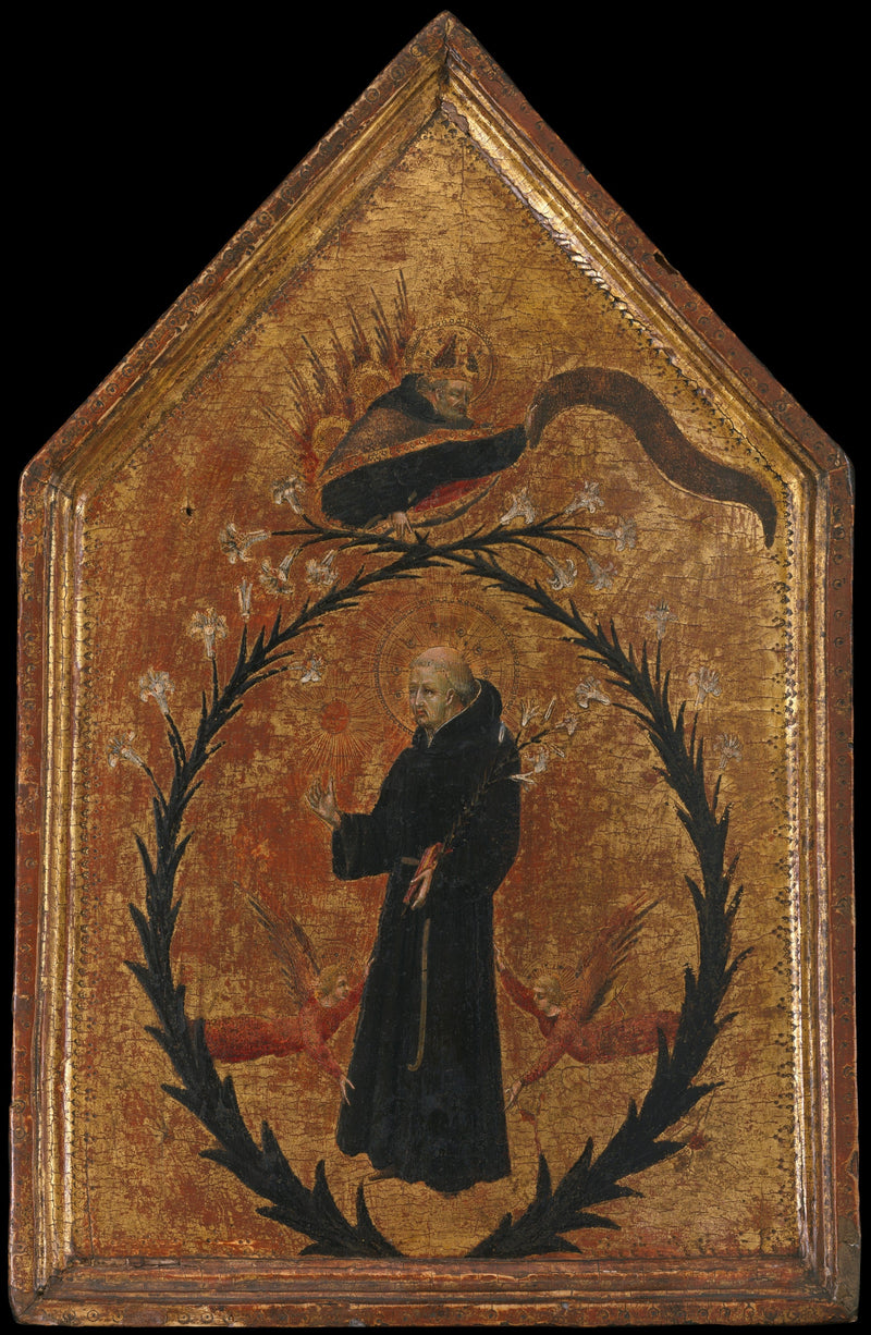Saint Nikolaus af Tolentino's ekstase - Giovanni di Paolo