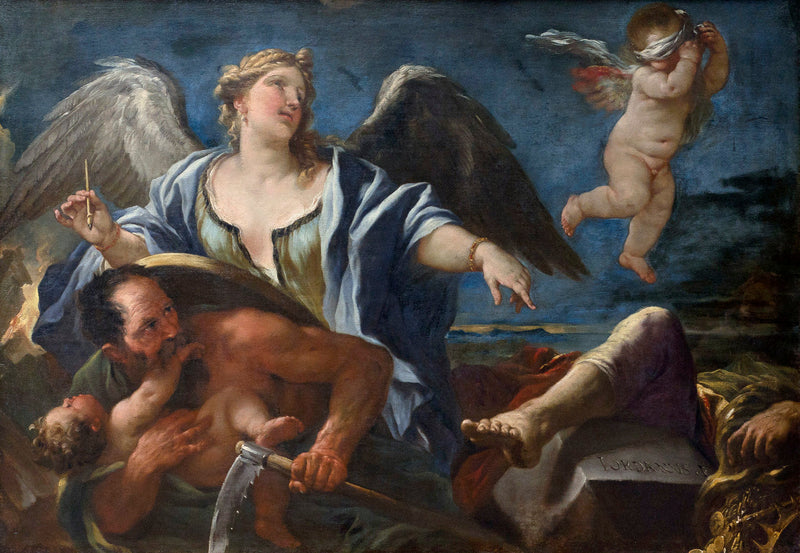 Historien og Tiden - Luca Giordano