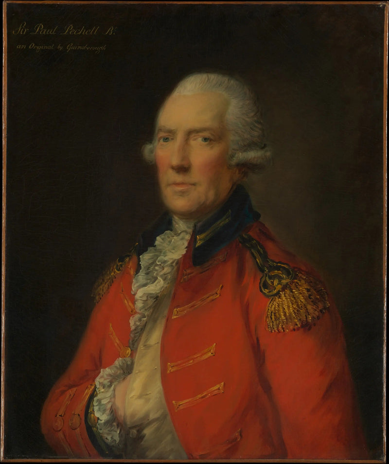 Løjtnant-colonel Paul Pechell (1724-1800) - Thomas Gainsborough
