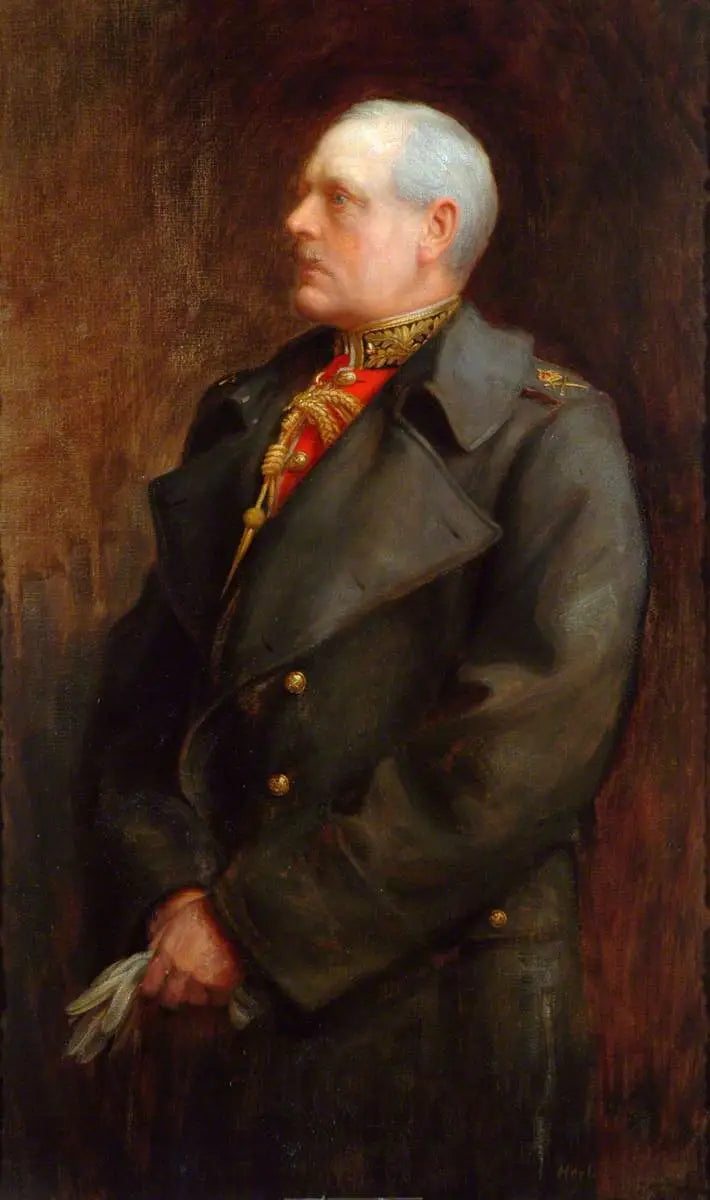 Lieutenant-general Sir William Edmund Franklyn, KCB, oberst af regimentet (1906–1914) - Herbert Draper