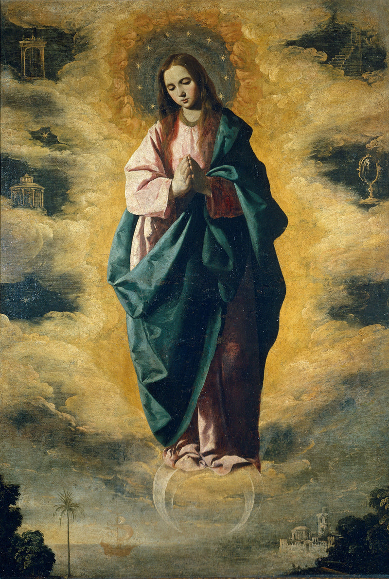 Den Uplettede Undfangelse - Francisco de Zurbarán