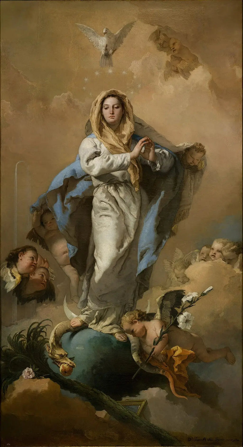 Ubesmittede Undfangelse - Giovanni Battista Tiepolo