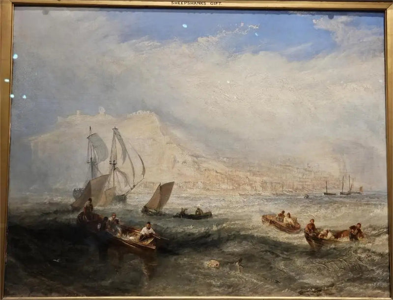 Linjefiskeri, ved Hastings - J. M. W. Turner