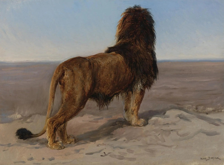 Løve (Vagthavende) - Rosa Bonheur