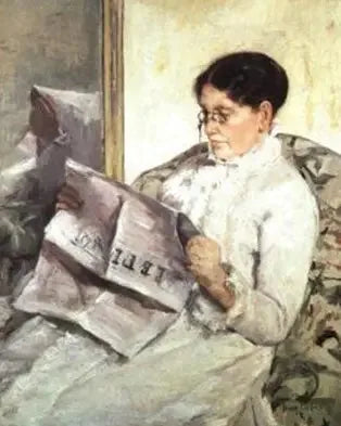 Lire « Le Figaro » - Mary Cassatt