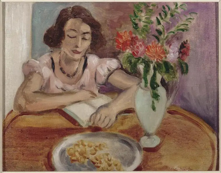 Liseuse - Henri Matisse image 1 reproduction de peinture à l’huile