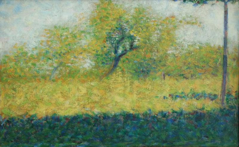Trægrænse om foråret - Georges Seurat