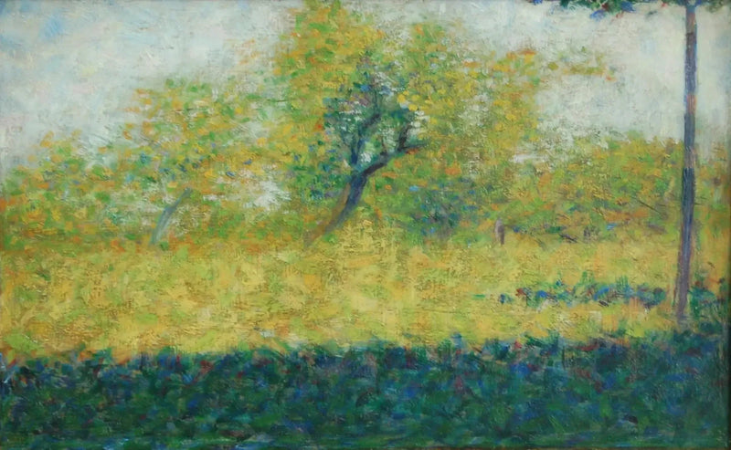Trægrænse om foråret - Georges Seurat