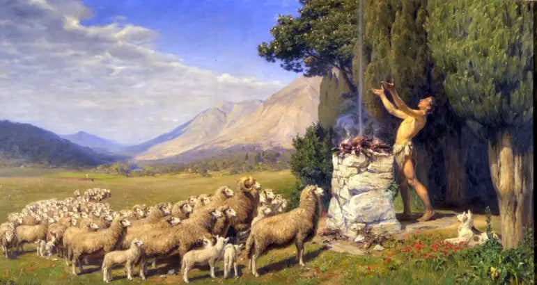 L’offre d’Abel - H. A. Brendekilde - Alpha Reproduction