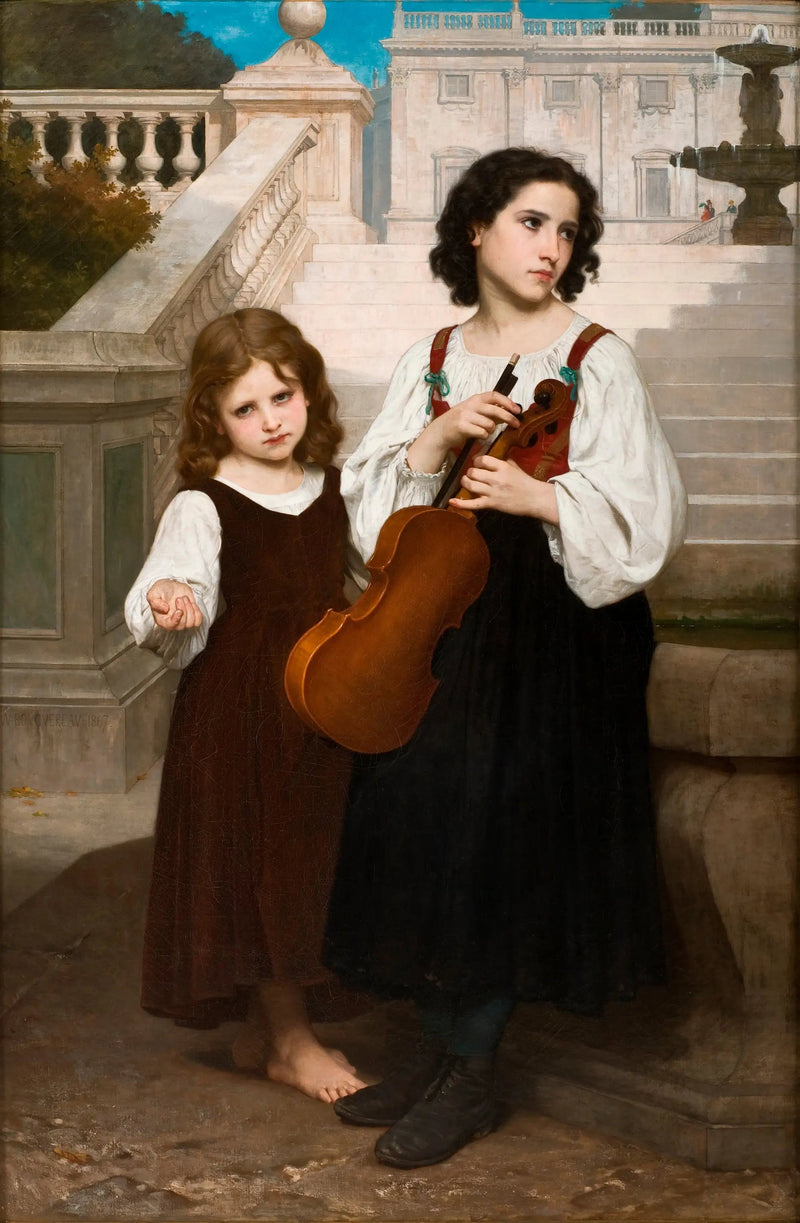 Loin du pays - Bouguereau