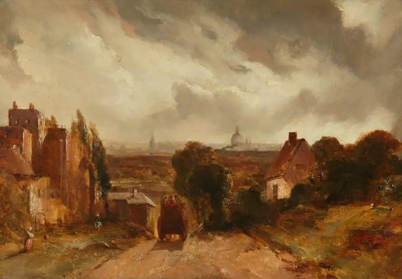 London fra Hampstead Heath - John Constable