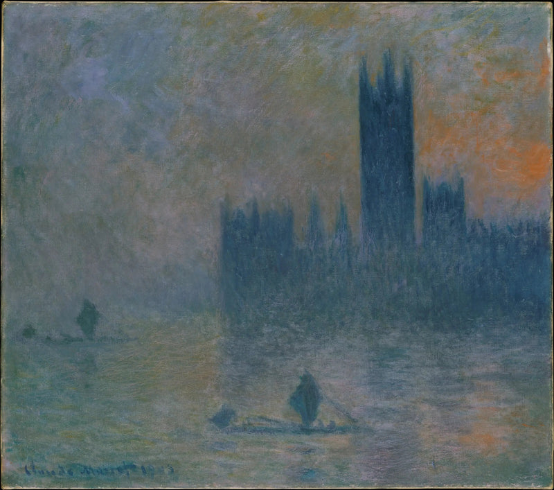 London, Parlamentet (Tågeeffekt) - Claude Monet