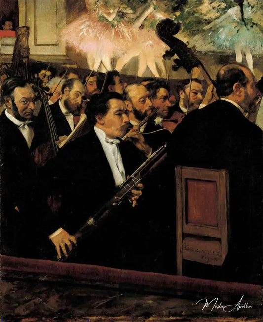 L'Orchestre de l'Opéra - Edgar Degas - Reproductions de tableaux et peintures haut de gamme