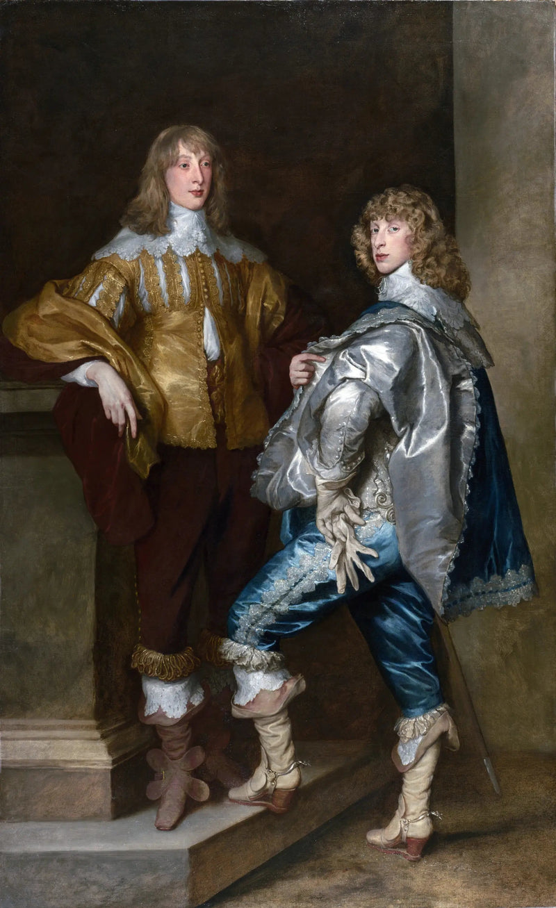 Lord John Stuart og hans bror, Lord Bernard Stuart - Antoine van Dyck