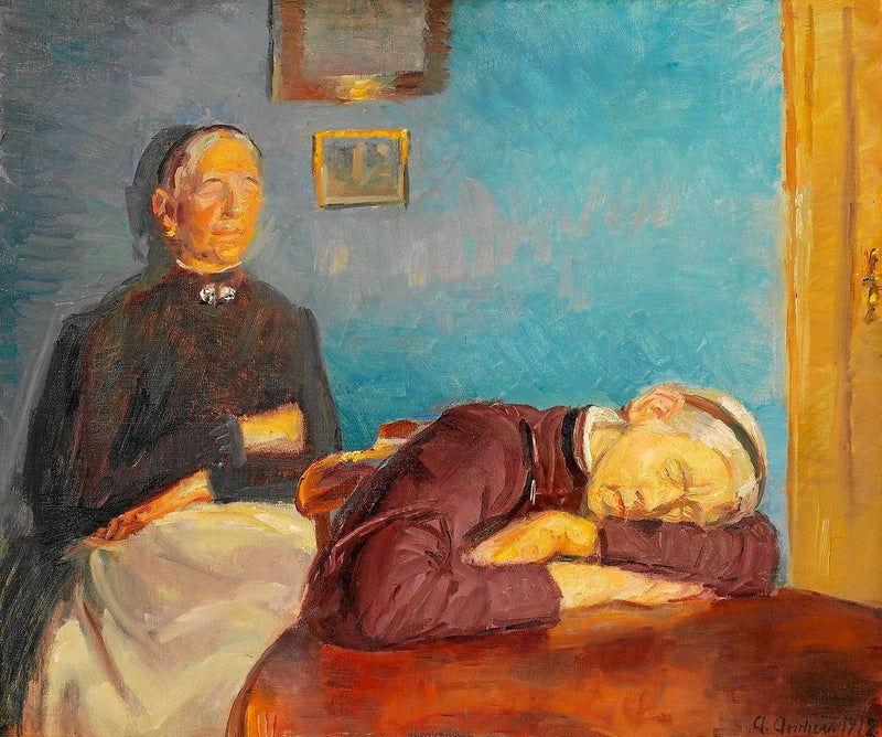 Når dagens arbejde er overstået – Anna Ancher