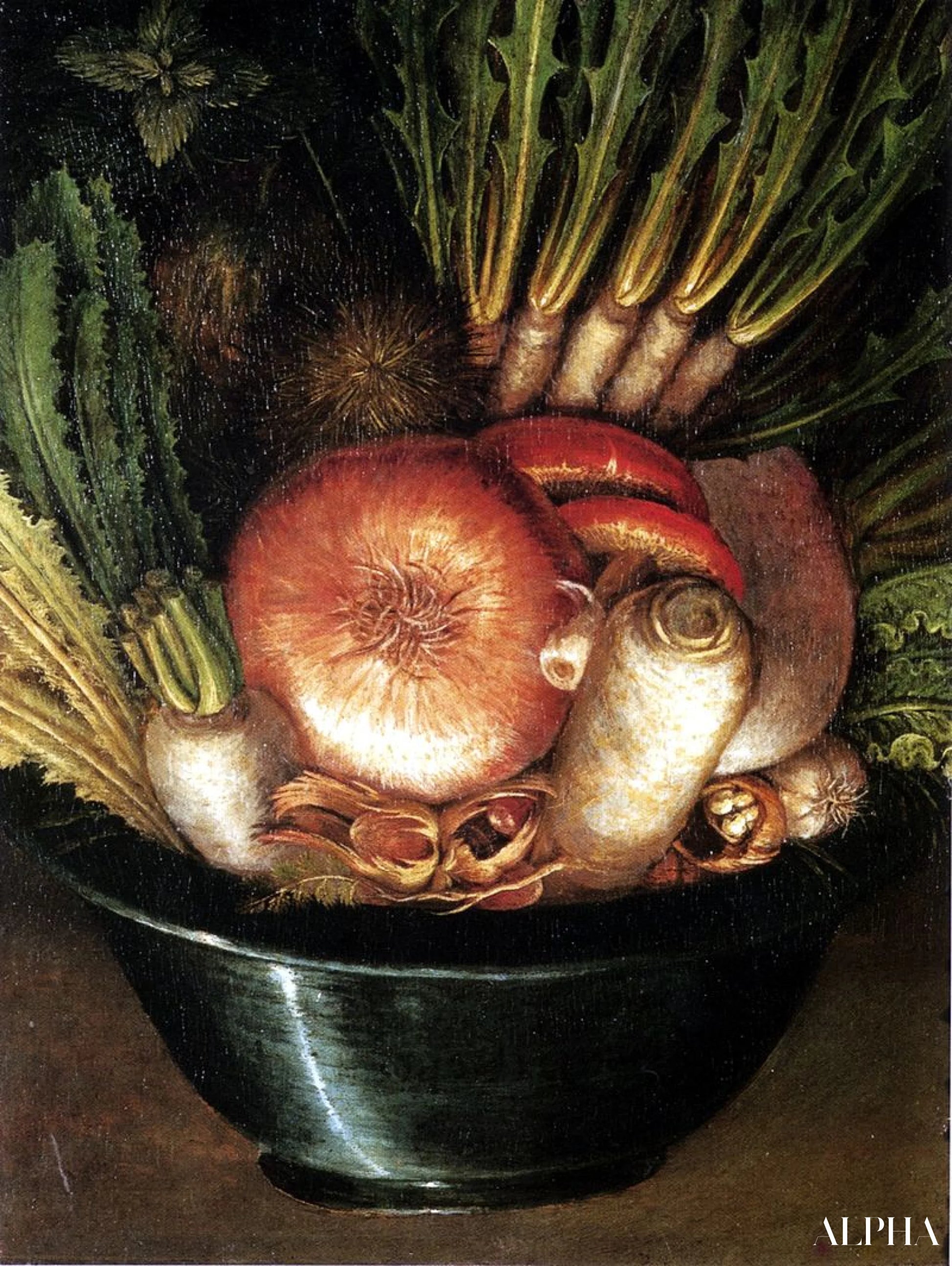 L'Ortolano - Arcimboldo - Reproduktioner af malerier og højkvalitets malerier