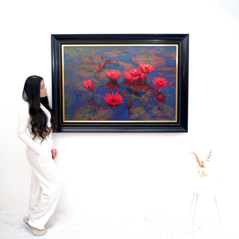Pink Lotus | 80 x 120 cm