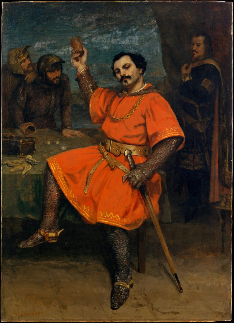 Louis Gueymard i rollen som Robert le Diable - Gustave Courbet