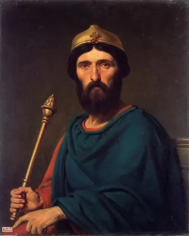 Louis IV, konge af Frankrig - Charles de Steuben
