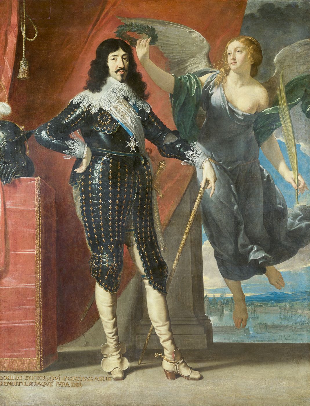 Louis XIII kronet af Sejren - Philippe de Champaigne