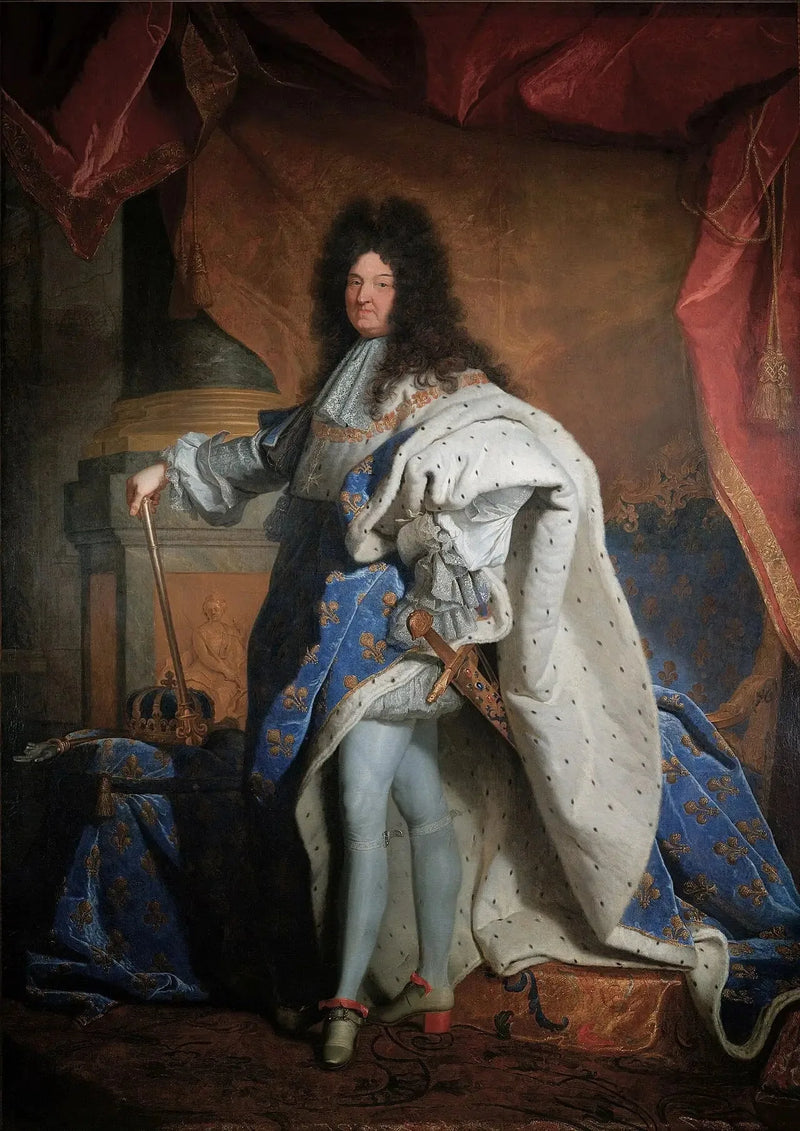Louis XIV, kongen af Frankrig (1638-1715) - Hyacinthe Rigaud