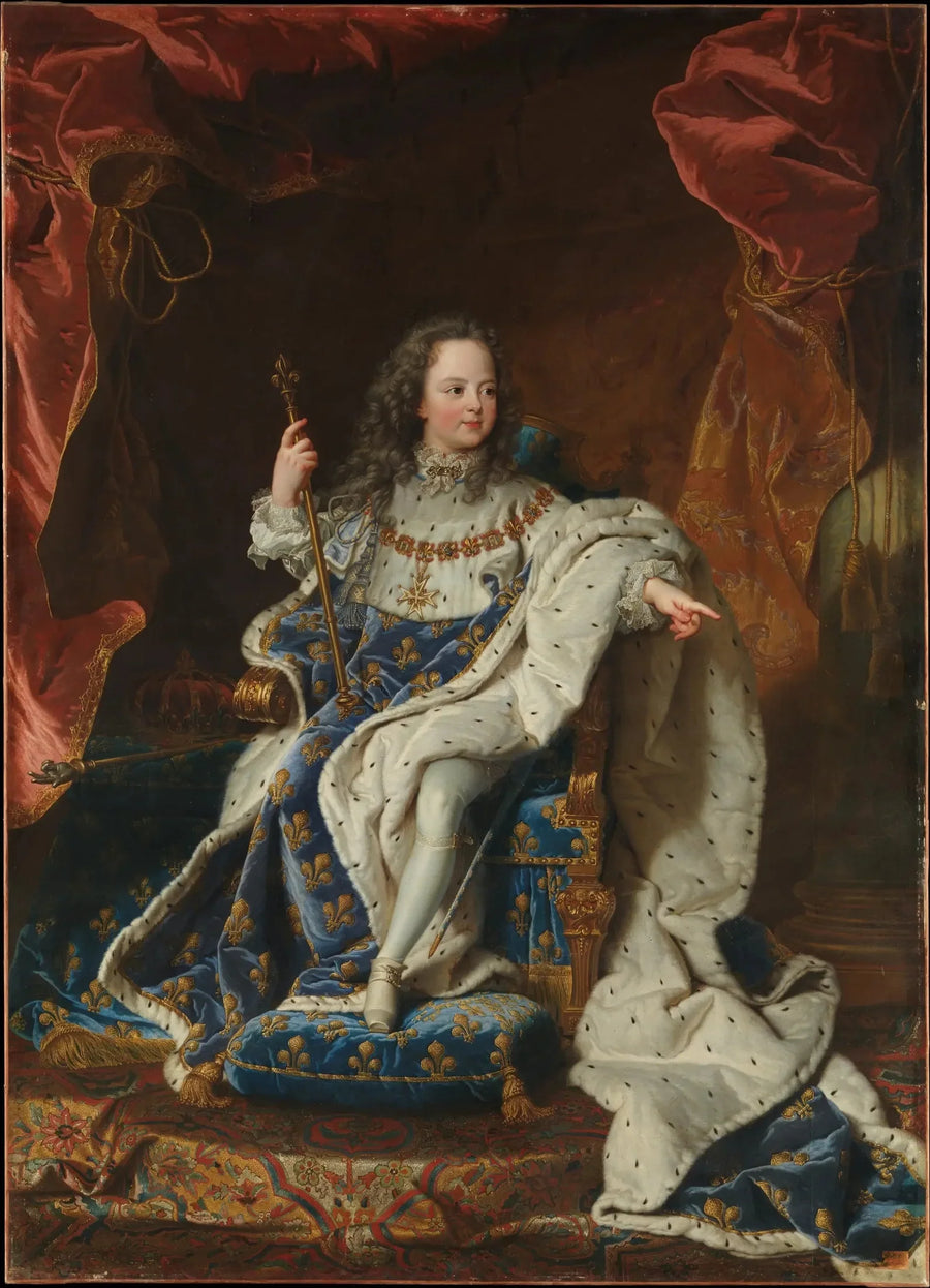 Louis XV af Frankrig, barn - Hyacinthe Rigaud