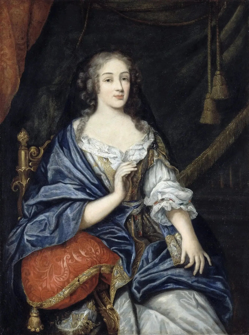 Louise-Françoise de la Baume Le Blanc, Mademoisille de la Vallière, hertuginde af Vaujours (1644-1710) - Jean Nocret