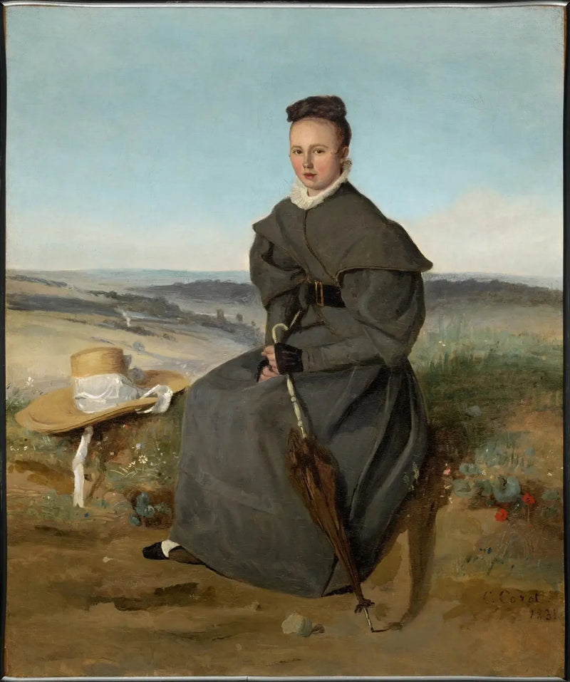 Louise Harduin om morgenen - Jean-Baptiste Camille Corot