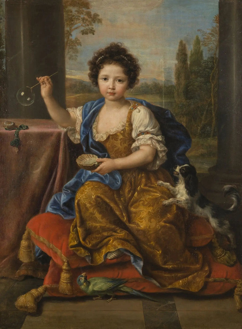 Louise-Marie de Bourbon, hertuginde af Orléans, kaldet mademoiselle de Tours - Pierre Mignard